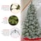 7.5ft. Pre-Lit Frosted Bryson Pine Artificial Christmas Tree, Warm White LED Lights